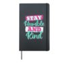 Kindness Humble Wellness Mindfulness Anti-Bullying Teacher Hardcover Journal, Black