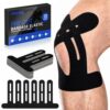 Kinesiology Tape for Knees, Pain Relief & Support, Black, 14 PCS（T Tape)