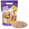 Kinetic Sand 2lb Brown, Moldable Play Sand Sensory Toys, Ages 3+