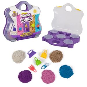 Kinetic Sand Variety Case Kit, Moldable Play Sand Sensory Toys, Ages 3+