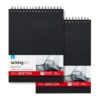 KINGART Sketch Pad – 9x12 Inch, 2-Pack – 100 Sheets (68 lb / 100 GSM), Premium Acid-Free Art Paper – Spiral-Bound Sketchbook for Shading & Drawing