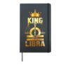 KING LIBRA Hardcover Journal, Black