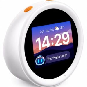 Kinglucky Smart Alarm Clock for Kids, 8 in 1 AI Vioce Companion,Ok to Wake