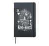 King of the Hearts Love Rules Through Sacrifice Hardcover Journal, Black