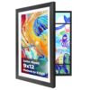 KINLINK 9x12 Kids Art Frame, Black Wood Solid Wood Artwork Frames