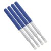 Kisangel 4pcs Retractable Stainless Steel Telescopic Presenter Stick 8.3"-39.4" for Classroom Presentations, Extendable Pointer with Silicone Grip for Whiteboard and Blackboard Use
