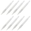 Kisangel 8pcs Refillable Empty Paint Marker Pen with Leak-free Valve System and Smooth Ink Flow, round Plastic Acrylic Paint Brush Tip for Graffiti and Festival Decoration