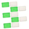 Kisangel Plastic Seed Sprouter Tray 8.74x5.63in with Drain Holes 5 Sets