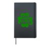 Kiss Me I'm Mauritian Mauritius St. Patrick's Day Shamrock Hardcover Journal, Black