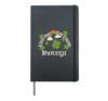 Kiss Me Shamrock City St. Patrick's Day Jinotega Hardcover Journal, Black