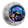 Kitchen Timer, Mechanical 60 Minute Wind Up, Bears and Mountain Scenery