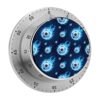 Kitchen Timer with Clear Alarm Blue Fire Soccer Mechanical Cooking Timer