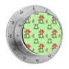Kitchen Timer with Clear Alarm Red Mushroom Frog Mechanical Cooking Timer
