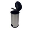 Kitchen Trash Can 7.9 Gallon Plastic Step Garbage Bin with Lid