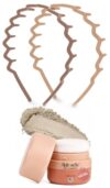 Kitsch Zig Zag Headbands & Dry Shampoo Powder Puff Hair Care Bundle