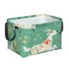 kkvhhyuo 24L Laundry Basket Small Storage Bins with Handles