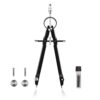 KLJUHGTR Professional Compass, Geometry Set with Lock, Math and Precision, Metal and for Solid and Plane Precis