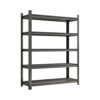 KLUDOCS Commodity Shelf 5-Tier All-Metal Garage Shelving Unit 2ps
