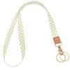 Knagsfa Lanyard for Keys, Long Neck Lanyard for ID Badge, Wallets and Keys, Cute Lanyard Keychain Holder for Women, Love Heatrs Yellow