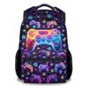 KNOWPHST Backpack for Boys - Kids Gamer School Bag 17 Inch Gaming Bookbag for Elementary Middle School Students