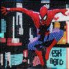 KOENI 5D Diamond Painting Kit for Kids with Wooden Frame Easy Small Stitch Diamond Painting Full Drill Diamond Art Gem Painting for Beginners 7X7 inch (Spider)