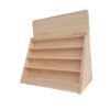 Kokiya Wood Card Display Tier Display Shelf for Game Cards Bookmark Badges