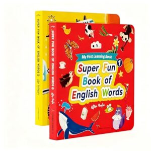 KOKODI Talking Books, 2pcs Vocabulary Books, Interactive Audio Sound Books, Compatible with KOKODI Talking Pen (Vocabulary Books Only, No Pen)