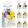 Kolldenn 6 Sets Teacher Gift Boxes with OPP Bags, Ribbon, Back to School