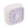 KOMBIUDA Visual Countdown Timer for Classroom and Cooking, 60-Minute Digital Timer with Silent Operation, Abs Material, White Color, Instant Time Tracking and Distraction-Free Learning