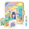 K'ONLE Reusable Water Painting Books, 10 Pages Mermaid Coloring Books
