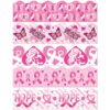 Konsait Breast Cancer Awareness Bulletin Board Borders, 59 Ft Pink Ribbons Scalloped Border for Bulletin Board for Wall Window Classroom Pink Ribbon Breast Cancer Awareness Decorations