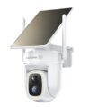 Koohome 4K Solar Security Camera Outdoor Wireless,360° PTZ,No Subscription