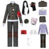 Korekiyo Shinguji Cospaly Costume Halloween Party Costumes，A+Wig：X-Large