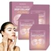 koseon Collagen Eye Mask, Eye Patches for Puffy Eyes and Dark Circles, Hydrating Gel Eye Patches with Collagen Hyaluronic Acid, Skin Care for Women Men (3Pcs)