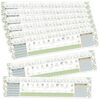 Kosiz 36 Pcs Eucalyptus Desk Name Tags for Classroom 13" x 3" Name Plates Alphabet Multiplication Greenery Classroom Decor for Students 1st to 5th Grade Back to School Supplies