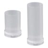 kowaku 2 Cylinder Ribbed Scented Candles Pillar Model Making Clay