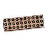 kowaku Alphabet Rubber Stamp Set Letter Stamp Wooden Stamps Rubber Stamping Tool Decorative Stamp Craft Rubber Material Suitable for journaling, D