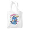 Kpop Demon Hunters Derpy And Sussie Chibi Art Reusable Tote Bag for Shopping & Travel, White, 38 x 42 cm