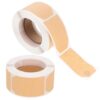 Kraft Paper Blank Label Stickers 2 Rolls, Easy Peel, 2 Rolls