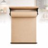Kraft Paper Roll Dispenser Wall Mounted, Include 50 M Paper Roll Kraft Paper Dispenser Wall Mount with Wood Shelf for to Do Lists, DIY Drawing, Taking Note, Artwork, Inspiration 100cm/39.4inch