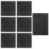 Kronabelle 6 PCS Dart Board Wall Protector Tiles, 30 x 30 cm Felt Dartboard Surround, Self-Adhesive Dart Backboard Panels with Nylon Fastener, Wall Protection for Home Office Game Room