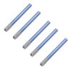 KRYTJACZ 5 Pieces Aluminum Pencil Lengthener, Metal Handle Pen, Blue