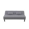 KTHLBRH Light Gray Breathable Sackcloth Recliner Sofa Bed