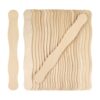 KTOJOY Wooden Jumbo Craft Sticks, 8 Inch, 25 Pcs, Wood Fan Handles for Wedding Programs, Paint Mixing, Home Art Projects, Classroom Supplies