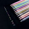 kuaidh 9 PCS Colored Gel Pens Set 0.5 Mm Ballpoint Pen For Journal Cute School Stationary Supplies