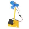 Kuntesetty 2 Packs Mini Wind Generator Kit Wind Model DIY Assembly Set Horizontal and Vertical Rotation with LED Lighting for Students Kids STEM