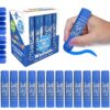 Kwik Stix Solid Tempera Paint Sticks – 12 Pack of Light Blue – Same Color Washable, Quick Dry, ASTM Certified, Non-Toxic, Allergen-Free Kids & Toddler Art Supplies for Home, School & Crafts