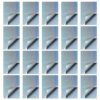 KYZRFLD 20 Sheets/Set Holographics Sticker Paper A 4 Size Vinyls Printable Paper Waterproof Self-Adhesive Film for Craft Project