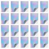 KYZRFLD 20 Sheets/Set Holographics Sticker Paper A 4 Size Vinyls Printable Paper Waterproof Self-Adhesive Film for Craft Project