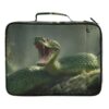 KYZSXZ Huge Snake Expanding File Folders with 3-Ring Binder, Water-Resistant Accordion Document Organizer Bag Holds 500 Sheets, Portable Briefcase for Office & Travel